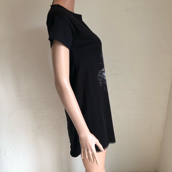 Desigual Disney Mickey Mouse Black Mesh Short Dress Print Girls/Youth Size 9/10 - Picture 12 of 16